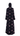 Pink Butterfly velvet abaya, back view
