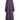 Rumi - Dark Purple soft crepe summer abaya, back view