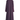 Rumi - Purple soft crepe summer abaya with hood, back view