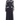 White Bloom black abaya with white thread embroidery on the upper portion, front view