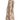 Spring beige twill abaya, side view