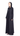 Black Dot Nida crepe abaya, side view