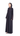 Alya brown soft crepe abaya, side view