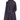 Close-up of heritage-inspired artistic print on purple crepe abaya