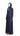 Lune dark navy crushed Nida blazer abaya, side view