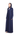 Lune blue crushed Nida blazer abaya, side view