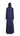 Lune blue crushed Nida blazer abaya, back view