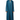 Khayt teal blue geometric crepe cotton abaya, light and stylish for summer, front view