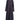 Alya brown soft crepe abaya with heritage-inspired print and matching sheila, front view